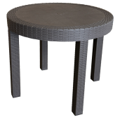 Masa de gradina, plastic maro, Zama 90x73 cm