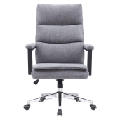 Scaun birou gri crom Zavier 65x72x104/110 cm