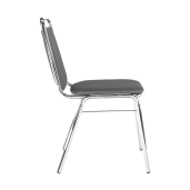 Scaun conferinta plasa gri Zeki 45x58x82 cm 