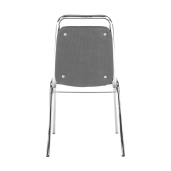 Scaun conferinta plasa gri Zeki 45x58x82 cm 