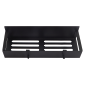 Set 4 polite otel negru Zober 2 x 27x8,5x7,5 cm, 2 x 29,5x9,5x7,5 cm