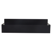 Set 4 polite otel negru Zober 2 x 27x8,5x7,5 cm, 2 x 29,5x9,5x7,5 cm