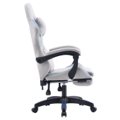 Scaun birou, gaming gri albastru Zodia 63x62x113-123 cm