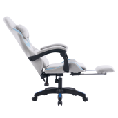 Scaun birou, gaming gri albastru Zodia 63x62x113-123 cm